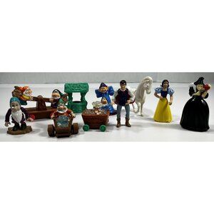 Snow White The Seven Dwarfs McDonalds Happy Meal Toys Disney Lot of 10